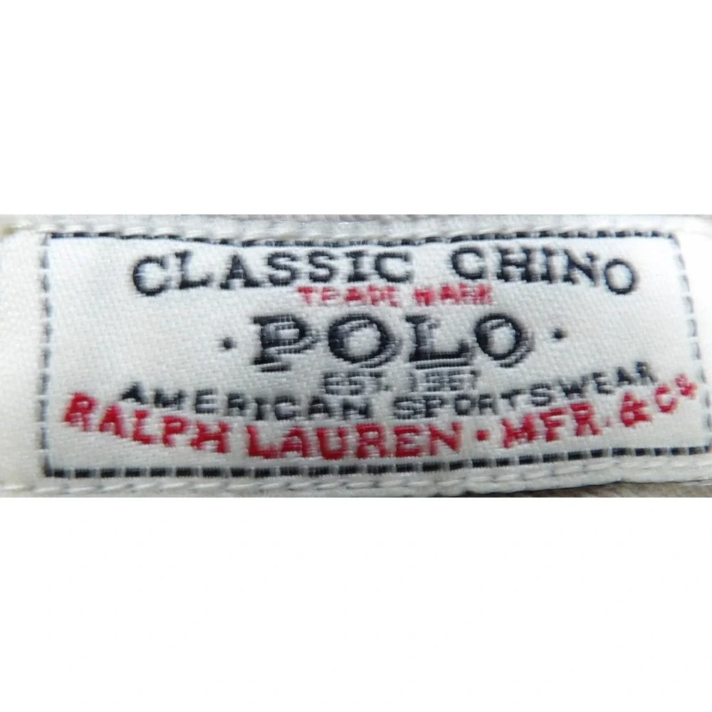 VTG Polo Ralph Lauren Tyler Shorts Men 38in Tan Classic Chino Pleated Cotton 90s